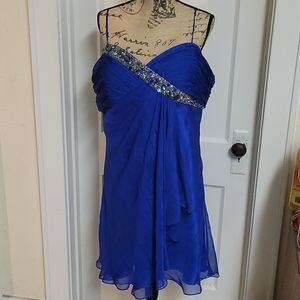 Beautiful Blue Home Coming Dress